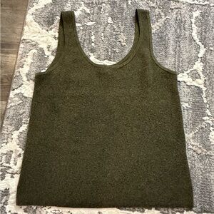 L - A New Day Forest Green Women's Tank Top